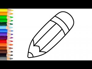 How to draw a pencil easy step by step | learn very easy drawing pencil picture with draw easy