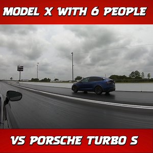 806K views · 3.9K reactions | Family Race with 6 people in a #tesla #modelx #plaid vs a #porsche #911 #turbos | DragTimes.com hosted by Brooks Weisblat | Facebook