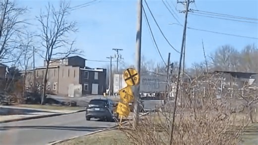 Train Smashes Through Semi-Truck Stuck on Tennessee Tracks