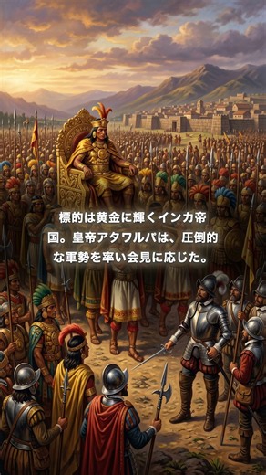 【黄金と引き換えに裏切られた皇帝】インカ帝国の滅亡 AIで学ぶ世界の歴史