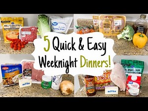 5 TASTY Home-Cooked Meals MADE EASY | What's For Dinner? | Julia Pacheco