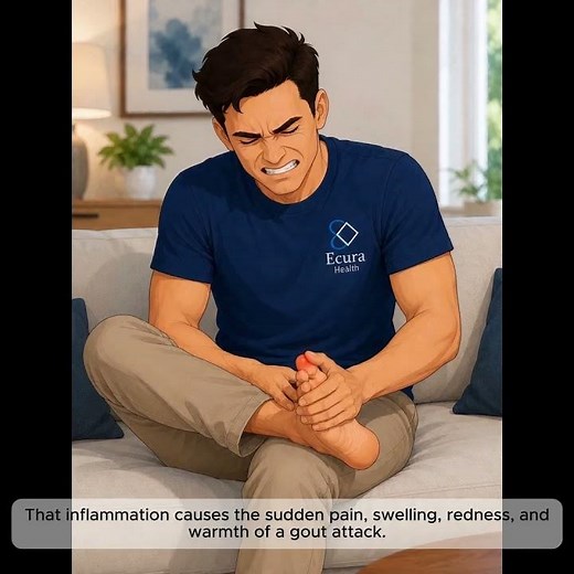 How Gout Happens Inside Your Joint (Animated Explanation)