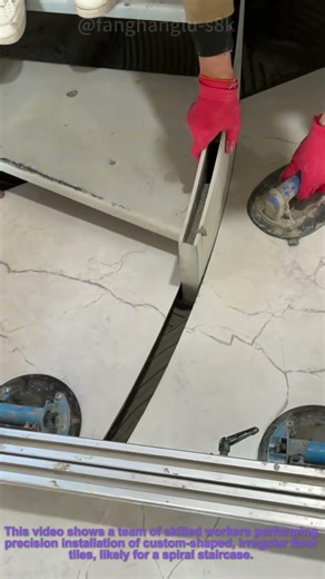 Custom Tile Installation: Precision Laying of Irregularly Shaped Floor Tiles