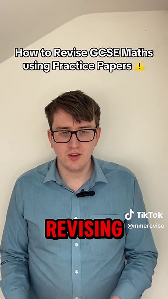 How to Revise GCSE Maths Using Practice Papers #gcse #math #revision #studytok