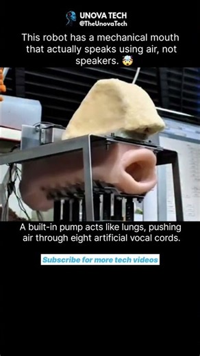 This Robot Has a Real Mechanical Voice 😳🤖