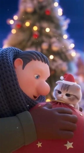 Mochi Scottish Fold The Christmas Gift Rescue #christmas #scottishfold #funnycats #animatedshorts
