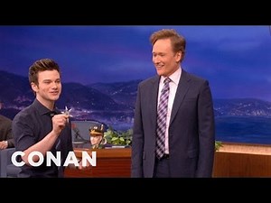 Chris Colfer & Conan Play Ninja Darts | CONAN on TBS