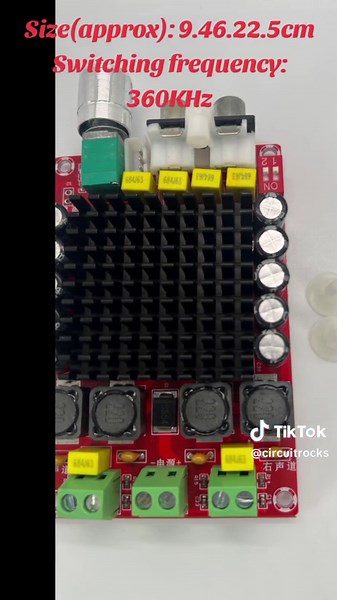 XH-M510 High Power Digital Amplifier Board Specifications