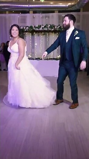 They went all out for their first dance! #weddingday #weddingdance #firstdance