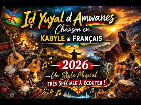 Iḍ yuɣal d amwanes – Kabyle & French Song 2026 | Emotional Chaâbi, Desert Blues Fusion