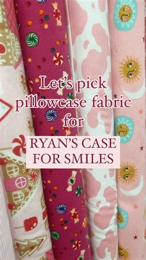 3K views · 21 reactions | Have you started your pillowcase yet? If not, click the link in our bio to see how you can get involved! ❤️ If you do create a pillowcase for @caseforsmiles we’d love to see it! Please share it with the hashtag #sewingforsmiles 﫶 #ryanscaseforsmiles #charity #sewingforcharity #sewingforsmiles #pillowcase #fabric #fabrics #fabricdesign | Madam Sew | Facebook