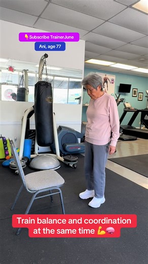 Exercise for 70 💪🧠 Place a chair in front of you for support. Using your right leg, lightly tap the right corner of the chair, then the left corner, and return your foot to the floor. 👉 That’s 1 rep 👉 Total 15 reps, then switch legs Why this exercise is important for adults 70 : ✔️ Improves balance and coordination ✔️ Strengthens hips, legs, and ankles ✔️ Trains brain-to-body connection ✔️ Helps reduce fall risk ✔️ Builds confidence for everyday movements Move slow, stay controlled, and use 