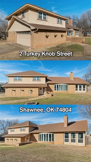 RE/MAX Energy Real Estate on Instagram: "Located in the desirable Northridge area of Shawnee, 2 Turkey Knob Street has an abundance of amazing features. Entering the home, you discover two spacious living areas–one directly ahead of you, the other to the right. The first living space has generous built-in storage, while the second living space has abundant natural light and an office attached. Both living rooms have quick-access to the U-shaped kitchen and its breakfast bar. This area has ample 