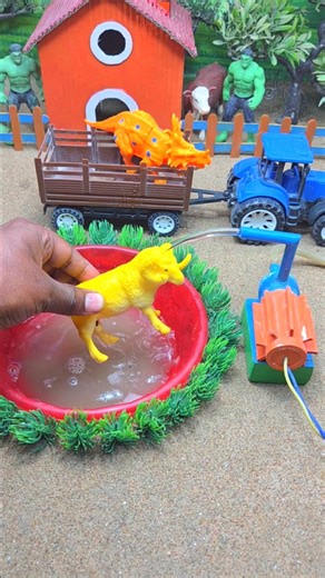 diy mini tractor video mini water pump science project #ytshorts #tractor #youtubeshorts 187