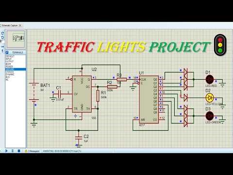 Stop Coding! Build a Full Traffic Light System with Only Logic ICs | Traffic Light Control Circuit