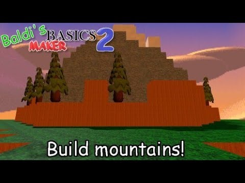 I CAN BUILD MY OWN BALDI'S BASICS MAPS?! (roblox)