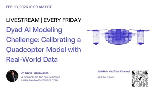 Dyad AI Modeling Challenge: Hooking Up Quadrotor Models to PS5 Controllers with Vibe Coding / Julia | JuliaHub