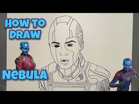How To Draw Nebula | Guardians Of The Galaxy Vol 3 | Step-By-Step #drawing #gotg