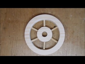 ✅🔨costruire una piccola ruota a raggi in legno wooden wheel ( parte 1/2 )