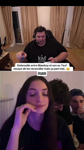 Ambiance tendue : Mawkzy et son ex Léa en live