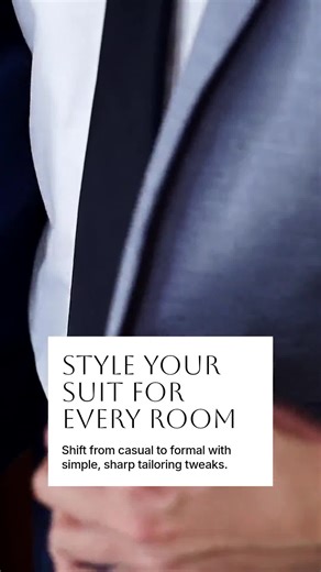 Want to take your bespoke suit from casual to formal? Here's how to style your custom suit for any occasion: - Swap the dress shirt for a crisp white one to go formal. - Add a silk tie or a sleek bow tie instantly ups the game. - Choose polished leather oxford shoes over loafers for a sharp look. - A pocket square adds a refined touch without much effort. - Switch to a tailored blazer with structured shoulders for business casual days. - Keep accessories minimal and elegant for formal events. Yo