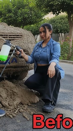 This Muddy Hyundai Veracruz Gets a Deep Clean 😱💦