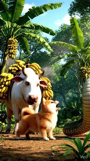 Puppy barking at snake #trending #funny #like #comedy