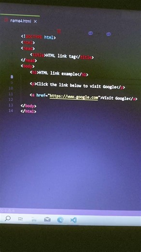 Learn HTML in 15 Seconds 🚀 #html #webdevelopment #coding