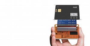 the fuze card slims down your whole wallet into one nifty smartcard