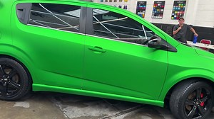 1.5K views · 46 reactions | INCREÍBLE CAMBIO A SONIC RS  l VAGTECH En esta ocasión te mostramos el proceso que tuvo este Sonic para un gran cambio de imagen 朗 le hicimos lo siguiente: •Full wrap verde mate. •Franjas en negro mate. •Instalación aleron. #vagtech #viral #tuning #cars #autos #puebla #chevrolet #sonic # | VAGTech | Facebook