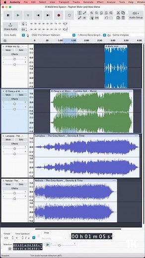 Couper une musique dans Audacity facilement | Tutoriel #audacity