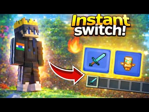🎮 Slot Hotbar Button 🔥 Easy Controls Upgrade | MCPE 1.21+ ✨