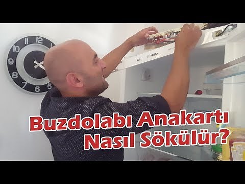 Buzdolabı Elektronik Kartı Nasıl Sökülür? Refrigerator Electronic Card Disassembly