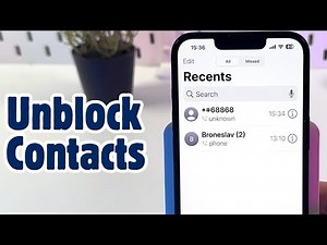 iPhone 16e Tutorial - Unblock Contacts and Numbers Easily