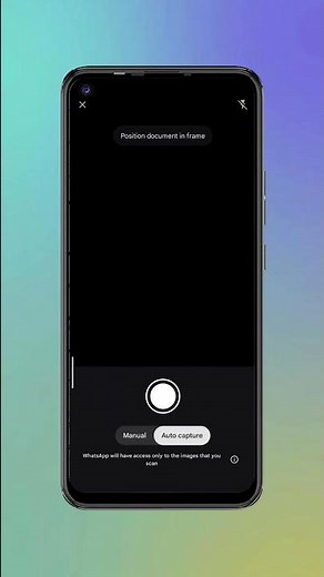 How to Scan Document, Create a PDF and Send Directly in WhatsApp || WhatsApp New Update #shorts