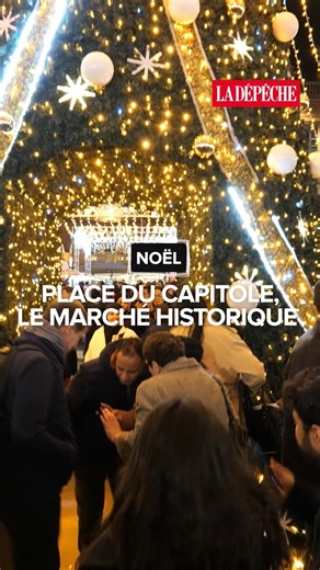 La Dépêche du Midi on Instagram: "Le marché de Noël du Capitole, c’est jusqu’au dimanche 28 décembre ! Cadeaux, vin chaud, aligot, patinoire… Venez profiter du plus grand marché de Noël de Toulouse ! 🎄✨ (collaboration commerciale)"