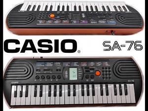 CASIO SA-76 - DEMO songs
