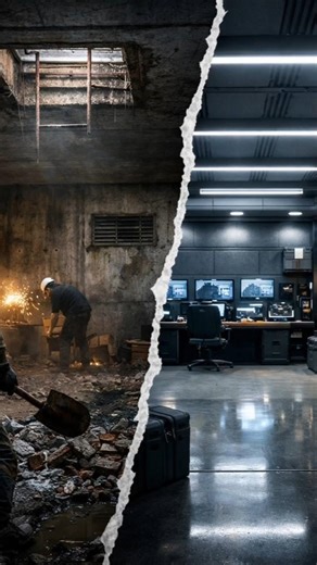 Building a Secret Military Bunker Underground | Full Transformation #ai #builds #restoration