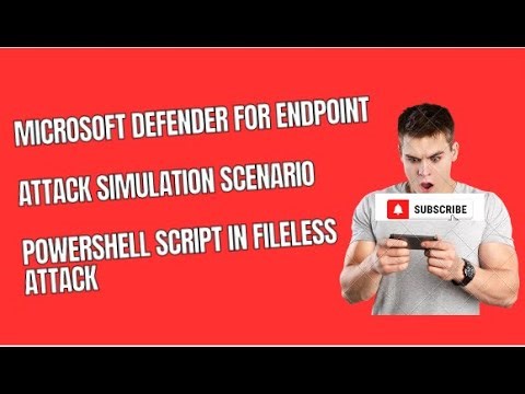 MICROSOFT DEFENDER FOR ENDPOINT-ATTACK SIMULATION SCENARIO-POWERSHELL SCRIPT IN FILELESS ATTACK