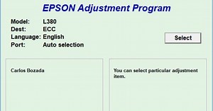 Pasos y programa gratis para resetear impresora Epson L380