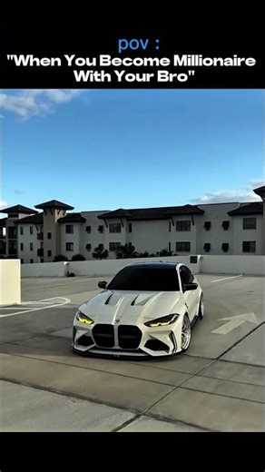When You Become Millionaire With Your Bro 🔥☠️ #bmwm4 #millionairevibes #hypercars