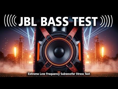 JBL BASS TEST 🔊 Extreme Low Frequency Subwoofer Stress Test