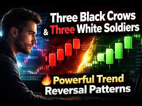 Three Black Crows & Three White Soldiers 🔥 Powerful Trend Reversal Patterns