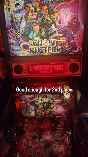 Took 2nd spot on Ghostbusters in Gobles. Best game of the day. #pinball #klassicarcadeofgobles #Ghostbusters #michigan | Matthew Morsaw | Facebook