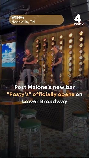 Post Malone’s new bar ‘Posty’s’ officially opens on Lower Broadway