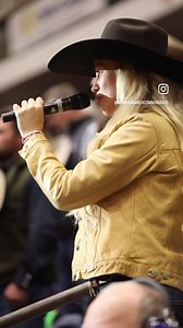 🇺🇸 Sing it loud. Sing it proud. The incomparable Adrian Brannan singing our favorite song at the 28th World Championship Ranch Rodeo. | WRCA Working Ranch Cowboys Association