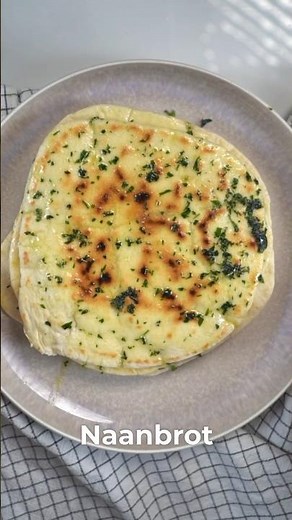Knoblauch NAAN Brot - Einfach selber backen 😍🥘🫓🥯