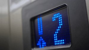 Electronic Number Display On Screen Lift Stock Footage Video (100% Royalty-free) 3393623151 | Shutterstock