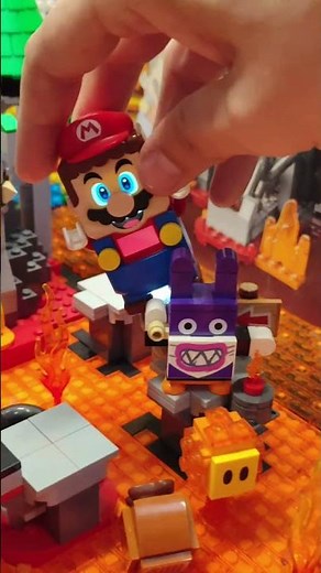 LEGO Super Mario Bowsers Castle SPEEDRUN!!! LEGO Set 71423 Review #shorts