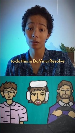 Shortcut for animating mouths in Resolve 😯 #animation #filmmaking #davinciresolve #digitalart